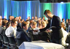 Van Lentiz MBO Westland waren er studenten van de opleiding Horti Technics & Management in de zaal.